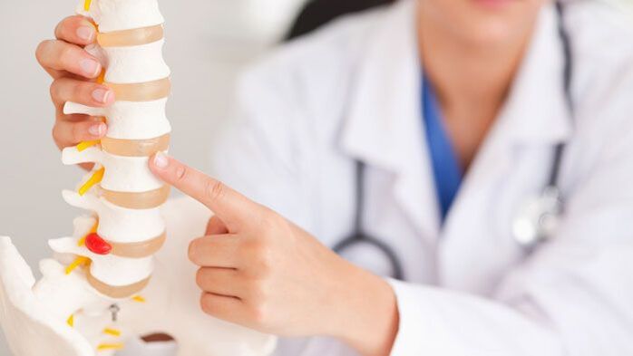 objašnjenje lumbalne osteohondroze na modelu kičme
